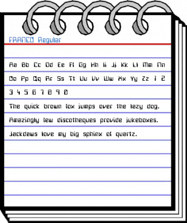 FRANCO Regular Font