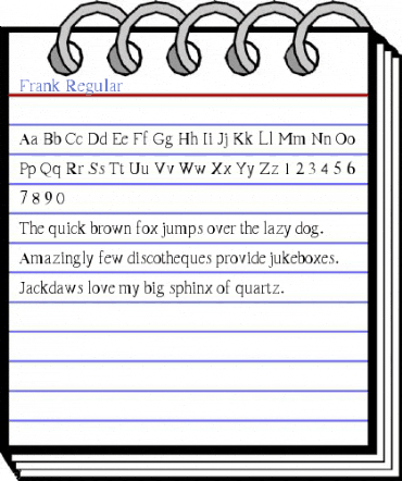 Frank Regular Font