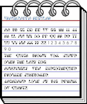 FrankZappa Regular Font