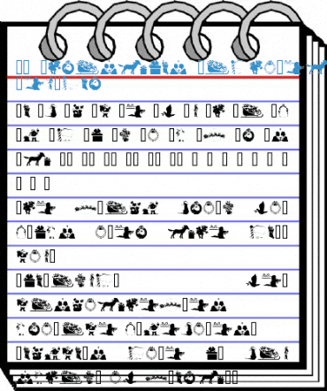 GE Christmas Silhouettes Regular Font