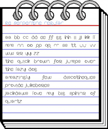 GE Serpentine Regular Font