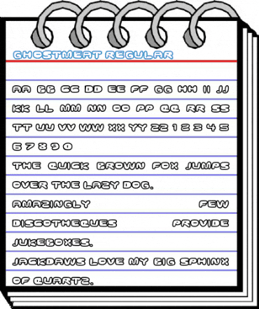 Ghostmeat Regular Font