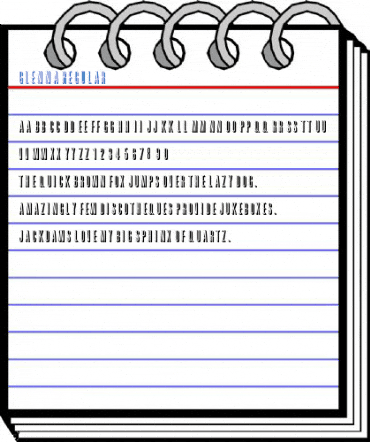 GLENNA Regular Font