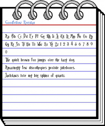 Goodfellow Regular Font