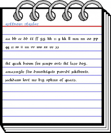 Greenowi Regular Font