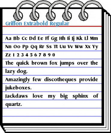 Griffon Extrabold Font