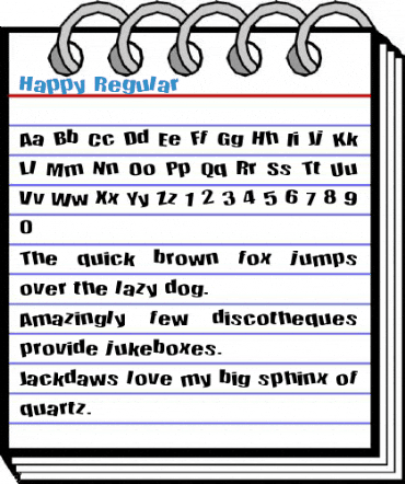 Happy Regular Font