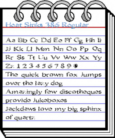 Heat Sinks 386 Regular Font