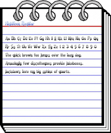 HighNoon Regular Font