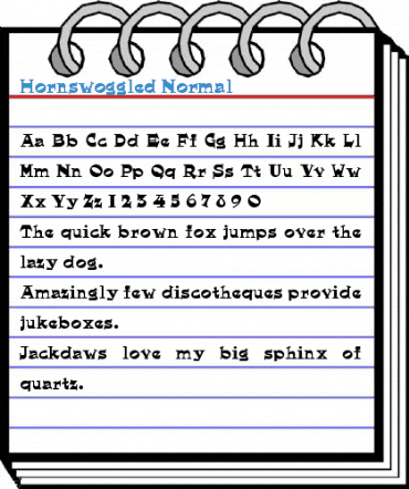 Hornswoggled Normal Font