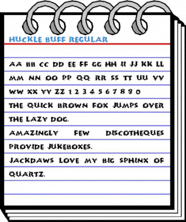 Huckle Buff Regular Font