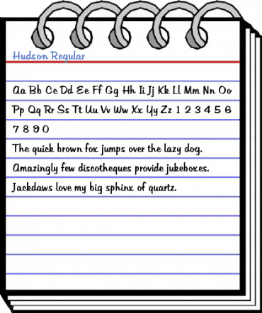 Hudson Regular Font
