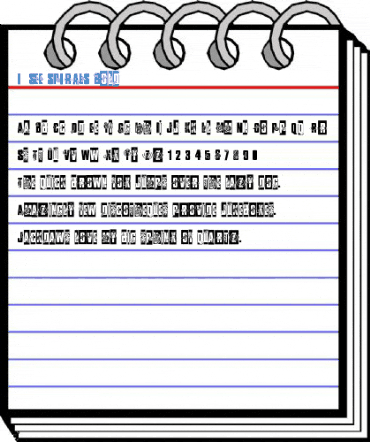I SEE SPIRALS Bold Font