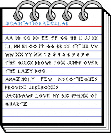 Incantation Regular Font