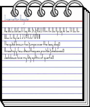 Incarnation Regular Font