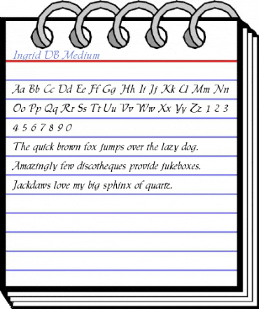 Ingrid DB Medium Font
