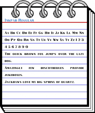 Inkpad Regular Font