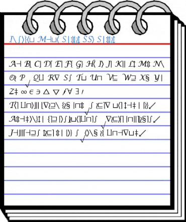 Insight Math Symbol SSi Symbol Font