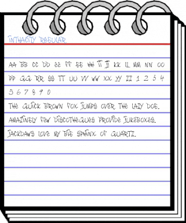 Inthacity Regular Font