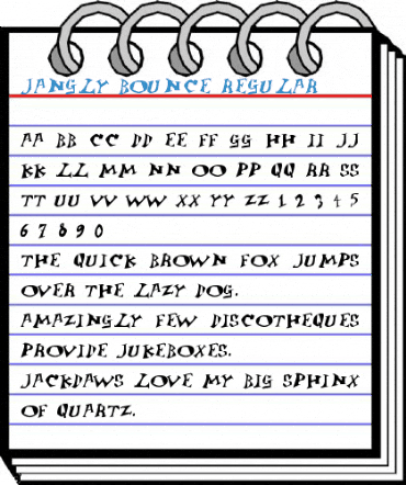 Jangly Bounce Regular Font