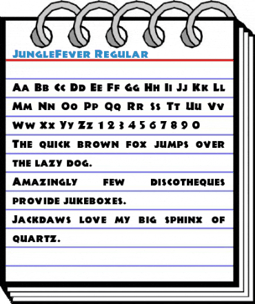 JungleFever Regular Font