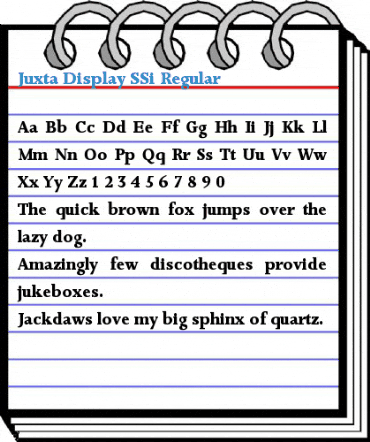 Juxta Display SSi Regular Font