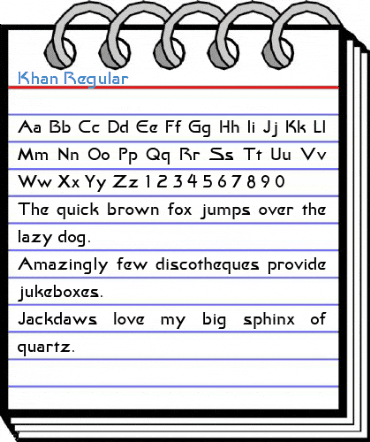 Khan Regular Font