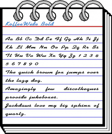 KoffeeWide Font