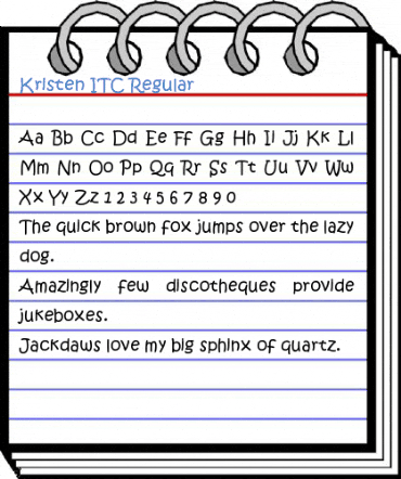 Kristen ITC Regular Font