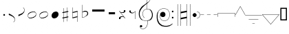 Symusic Regular Font Symusic Regular Font