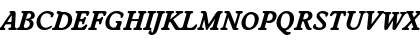 WorcesterLH Bold Italic Font