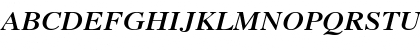 Xerox Serif Wide Bold Italic Font
