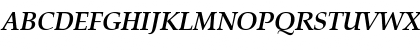 Zapf Calligraphic 801 SWA Bold Italic Font