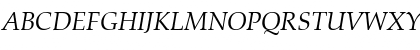 Zapf Calligraphic 801 SWA Italic Font