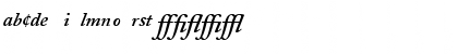 Adobe Caslon Semibold Italic Expert Font