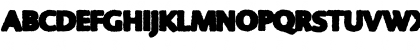 Advert Rough Five Regular Font