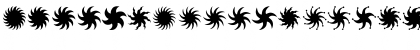 Altemus Pinwheels Font Altemus Pinwheels Font