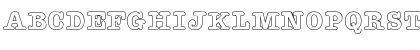 American TypeOutline Font