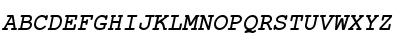 APCCourier-BoldOblique Regular Font APCCourier-BoldOblique Regular Font