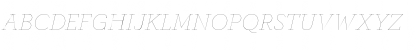 ArcherPro Hairline Italic Font ArcherPro Hairline Italic Font