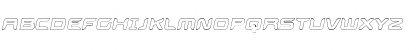 Aura OutlineOblique Font Aura OutlineOblique Font