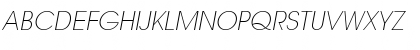 ITC Avant Garde Gothic Extra Light Oblique Font ITC Avant Garde Gothic Extra Light Oblique Font