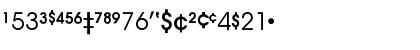 Avant Garde Fractions BQ Regular Font Avant Garde Fractions BQ Regular Font