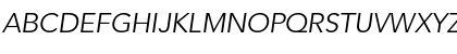 Avenir 35 Light Oblique Font