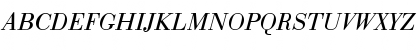 Bauer Bodoni T Regular Italic Font