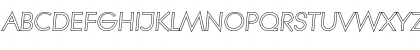BradBeckerOutline Italic Font