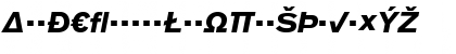 BauTF-BoldItalicExp Regular Font