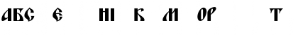 Blagovest Five Regular Font Blagovest Five Regular Font