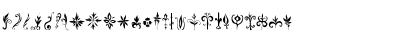 Blue Goblet Ornaments Regular Font