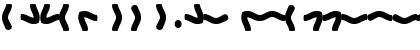Borders Fat Waves Font